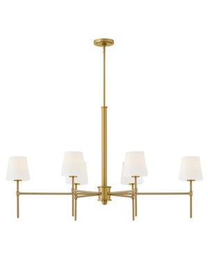 Saunders 6L linear chandelier - 46955LCB