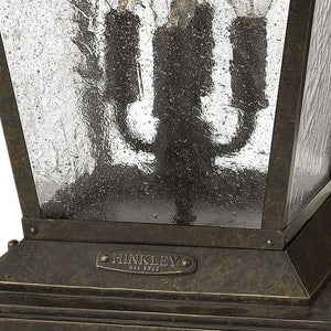 Trellis 4L outdoor pier mount lantern - 1437RB *