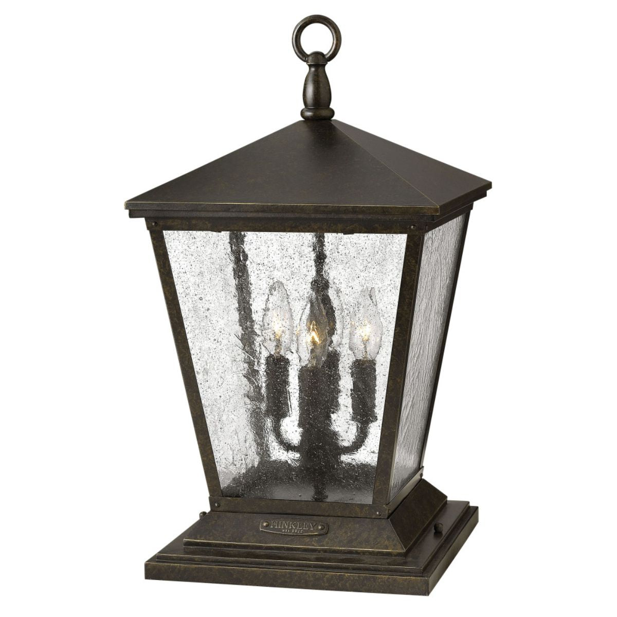 Trellis 4L outdoor pier mount lantern - 1437RB *
