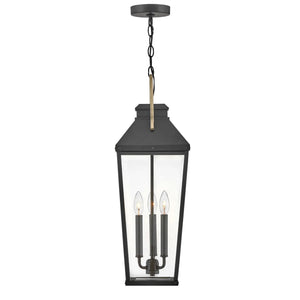 Dawson 3L Large Pendant - 17502BK
