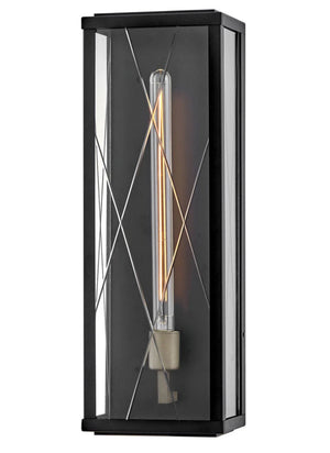 Monte 1L wall sconce lantern - 28884BK