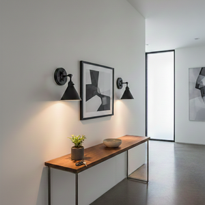 Arti 1L adjustable wall sconce - 3691BK