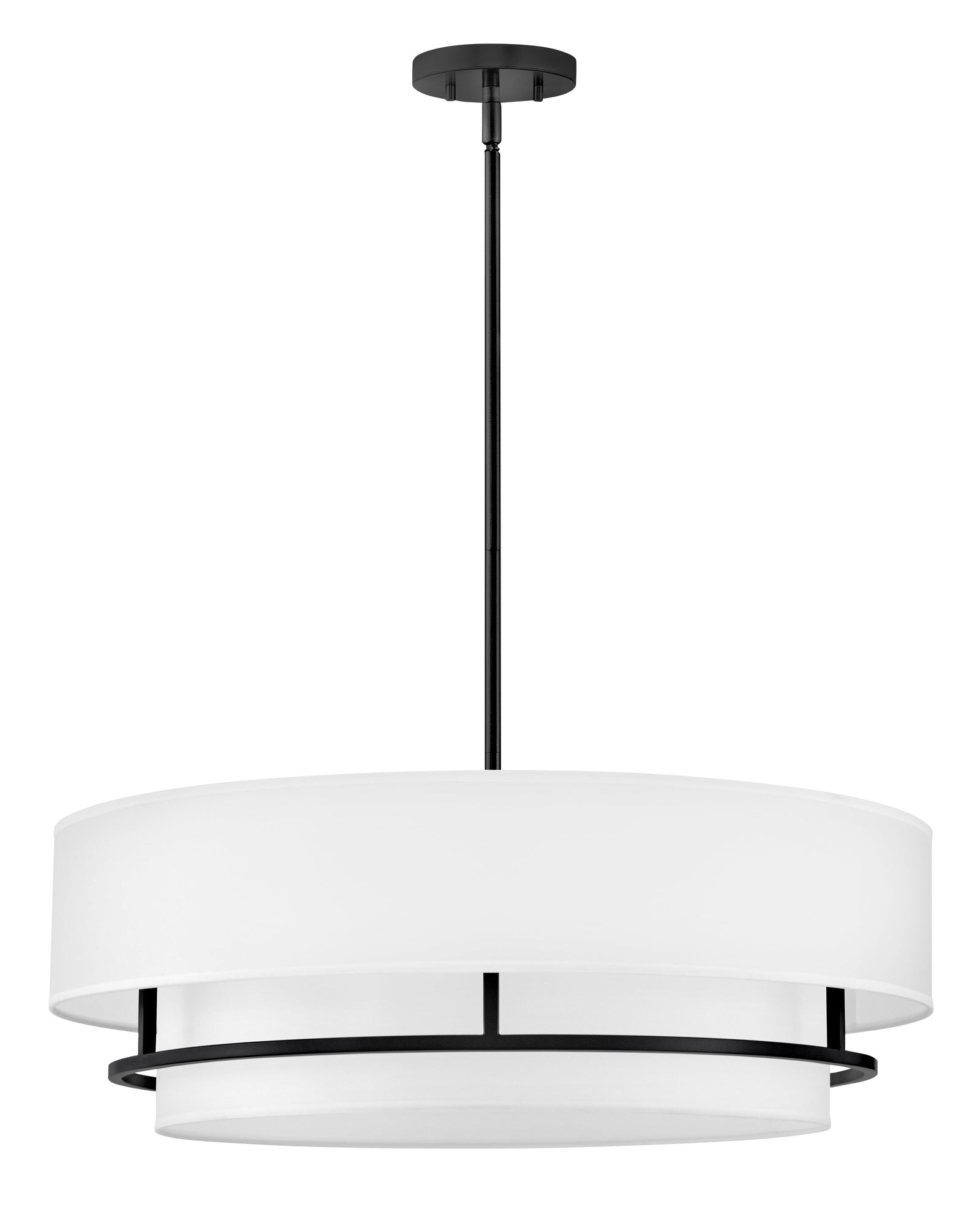 Graham 4L semi-flush mount - 38895BK *