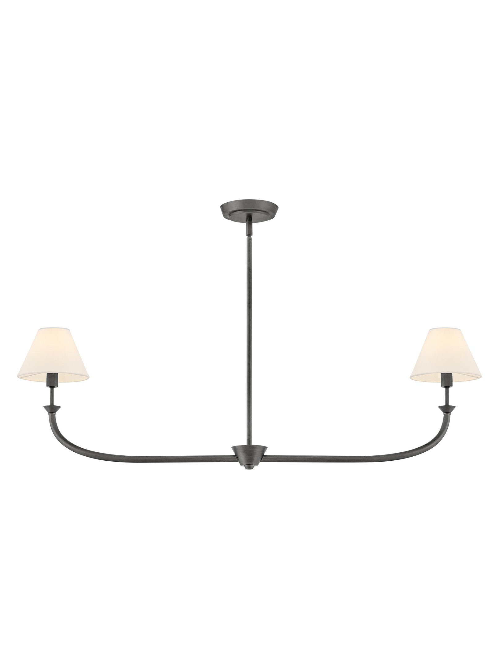 Greta 2L linear chandelier - 45164BLB