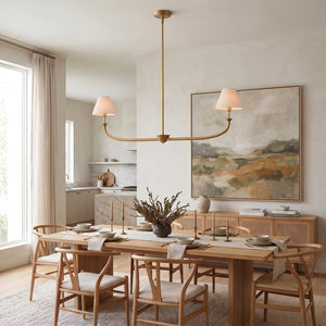 Greta 2L linear chandelier - 45164HB
