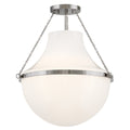 Collins 1L semi-flush mount - 46893PN *