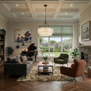 Gwen 5L chandelier - 47734BK *