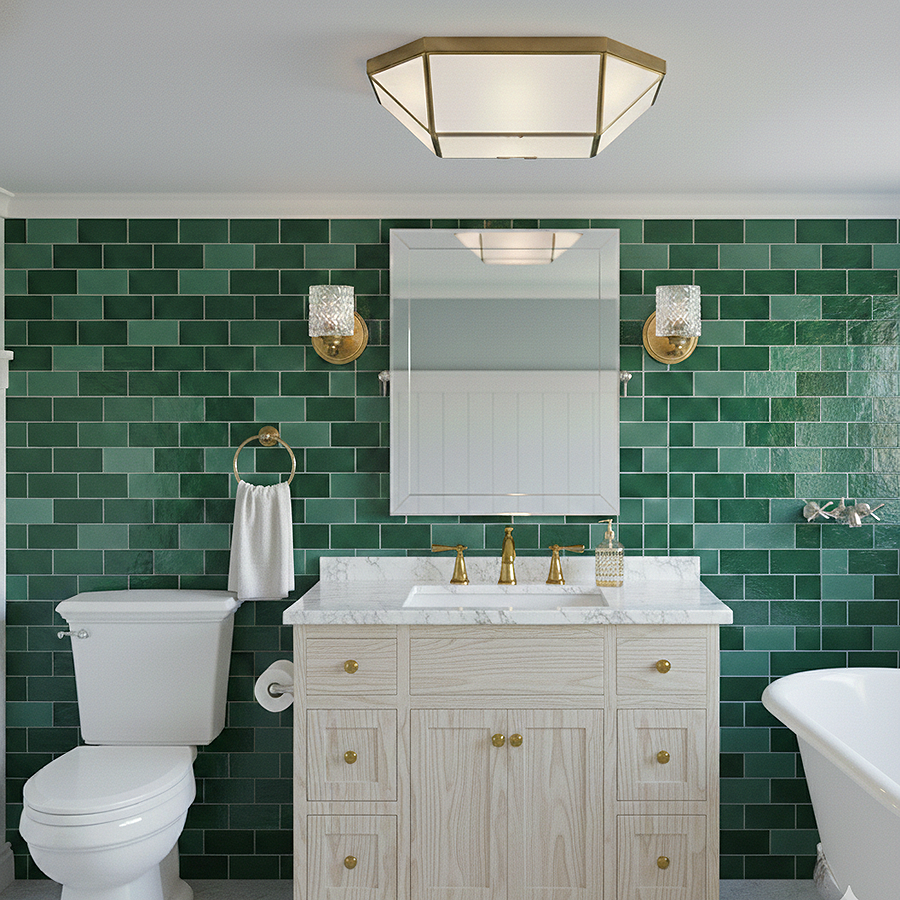 Morrison Medium Semi-Flush Mount - 7579452-848