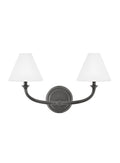 Greta 2L wall sconce - 52492BLB-OP