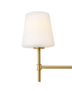 Saunders 6L linear chandelier - 46955LCB
