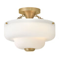 Adella 3L semi-flush mount - 48571LCB *