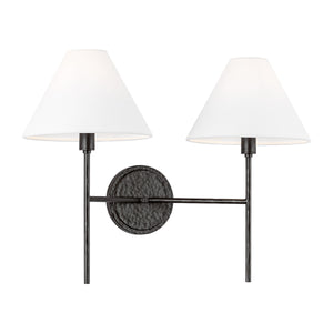 Ridgewood 2L wall sconce - CW1382AI *