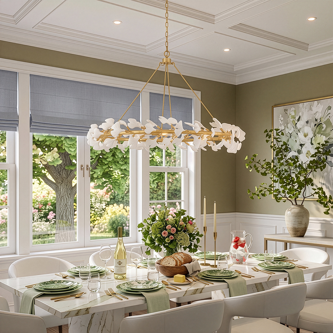 Audra 8L linear chandelier - FR41935DG *