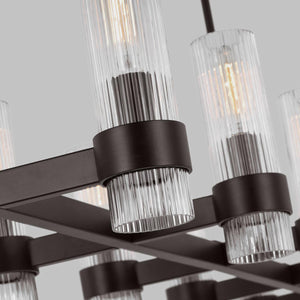 Geneva 10L linear chandelier - CC13810AI *