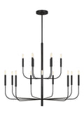 Brianna 15L two tier chandelier - EC10015AI