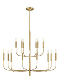 Brianna 15L two tier chandelier - EC10015BBS