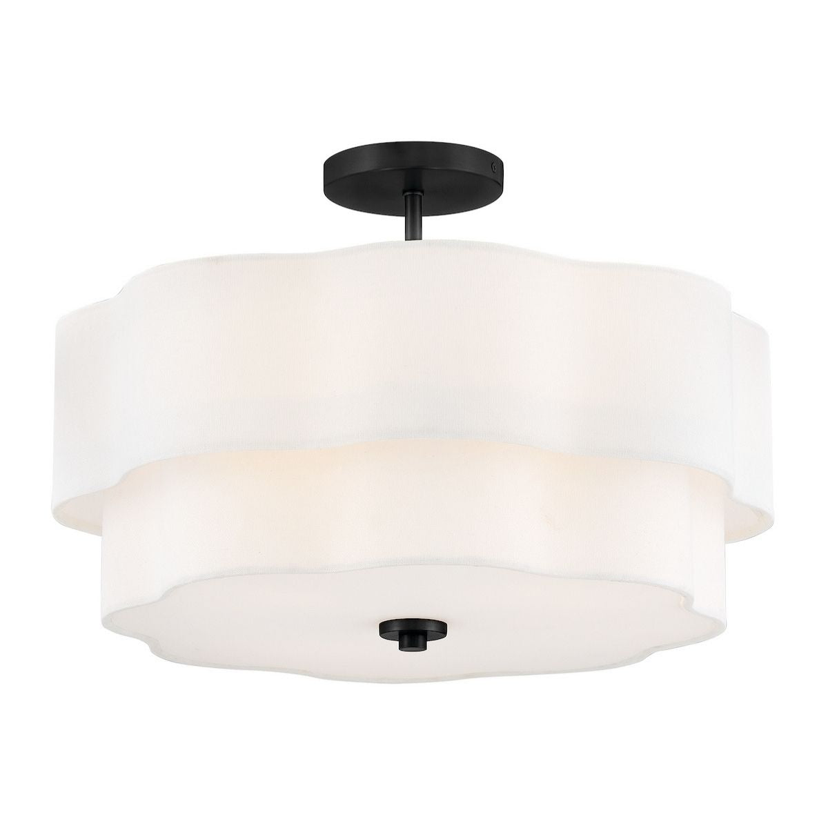 Gwen 4L semi-flush mount - 47733BK