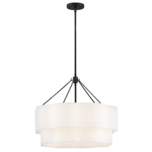 Gwen 5L chandelier - 47734BK *