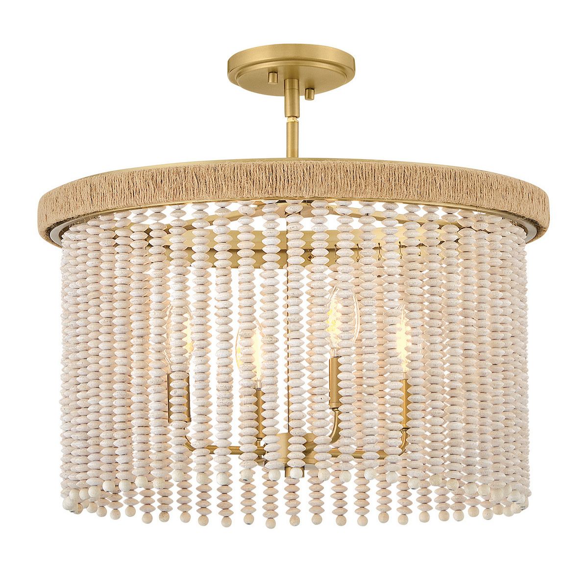 Indra 4L convertible semi-flush mount - 48607LCB