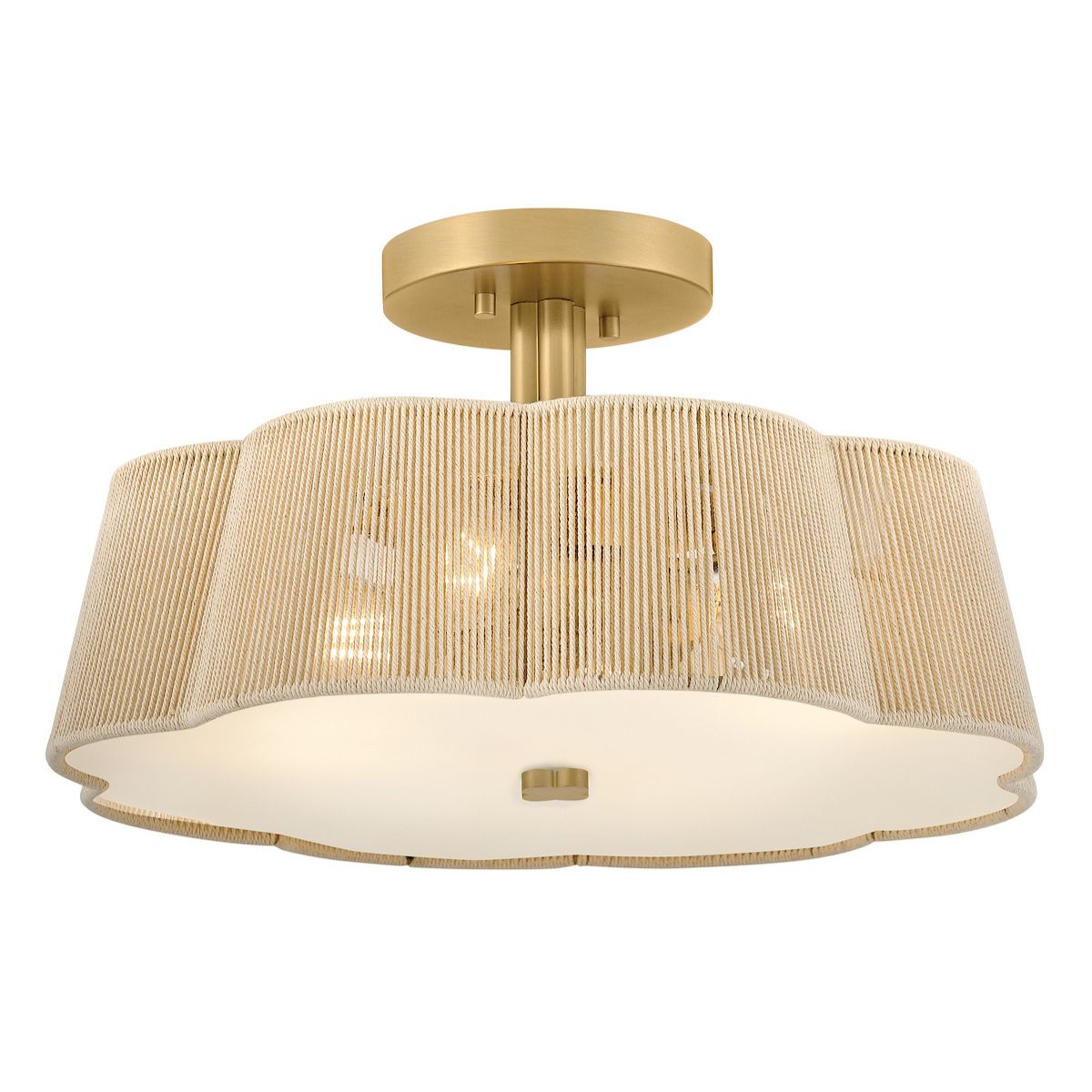 Sasha 4L semi-flush mount - 48583LCB *