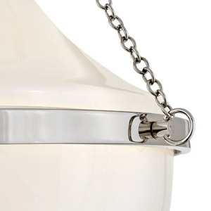 Collins 1L semi-flush mount - 46893PN *