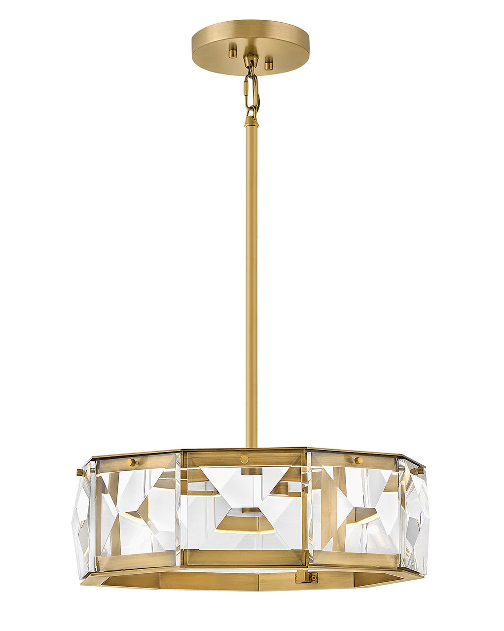 Jolie 1L semi-flush mount or 1L pendant - FR30103HBR