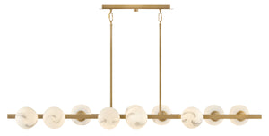 Selene 10L linear chandelier - FR41906LCB *