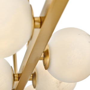 Selene 10L linear chandelier - FR41906LCB *